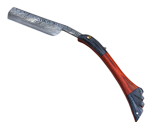 Handmade Damascus Steel Personalized Straight <b>Razor</b> Groomsman Shaving Ready Classic Barber Blade <b>Men</b> Thanksgiving Christmas Gift - Product Image 2