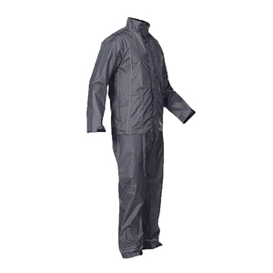 Men Waterproof easy to wear Rain Suit Full Sleeve Polyester Jacket and Pants Set All Seasons Outdoor Wear - Product Image 1