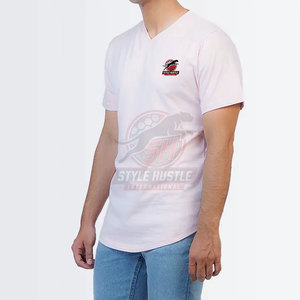 เสื้อยืดคอกว้างผู้ชายแบบ OEM ดีไซน์ใหม่ เสื้อยืดคอกว้างผู้ชายราคาดีที่สุด เสื้อยืดคอกว้างผู้ชายลำลองสำหรับผู้ใหญ่ - Product Image 3