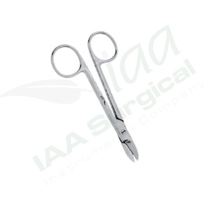 กรรไกรผ่าตัดสแตนเลส IAA SURGICAL INSTRUMENTS ขนาด 10.5 ซม. 4 นิ้ว อุปกรณ์ปฐมพยาบาลแบบใช้มือ คลาส 1 สำหรับปลูกถ่ายเส้นผม - Product Image 2