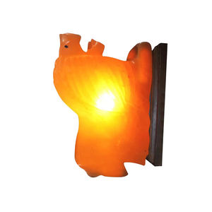 Attrape-rêves floral en sel rose de l'Himalaya, panier sculpté, artisanat naturel, lampe décorative animale, fait main, toucher réel, personnalisé - Product Image 6