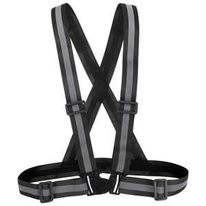 Cinturón Deportivo Unisex de Poliéster al por Mayor, Chaqueta de Ciclismo Fluorescente Elástica Reflectante con Tiras de Alta Visibilidad para Seguridad en Aeropuertos - Product Image 2