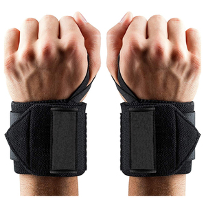 Customized Neoprene Logo Breathable Professional Lifting Wrist <b>Wraps</b> for Cross Training Powerlifting Weight Lifting Unisex OEM - Product Image 1