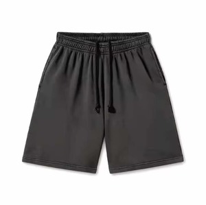 Shorts Bermuda pour Homme en Tissu Oxford Solide, Élasthanne/Coton Tricoté, Taille Mi-Haute Élastique, 140g, Respirant, Impression Numérique - Product Image 1
