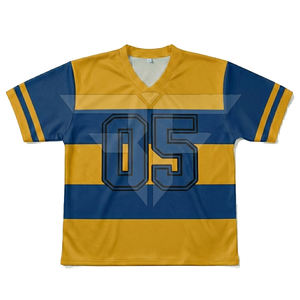 Uniforme Profesional de Fútbol Americano para Hombre, Manga Corta, 100% Poliéster, Transpirable y de Secado Rápido - Product Image 1