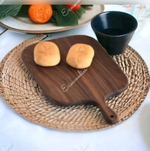 Tabla de Cortar de Bambú con Mango para Verduras y Frutas, Tabla de Cortar Queso y Pizza con Mango - Product Image 1