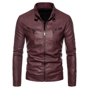<b>Top</b> Hot Premium Quality Customized Printing Front Men's Canvas <b>Leather</b> Jacket New Season Design Durable Waterproof <b>High</b> Street - Product Image 1