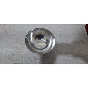 Bandeja de servir redonda de acero inoxidable de lujo, plato decorativo de metal martillado para bodas, eventos, fiestas y restaurantes. - Product Image 3