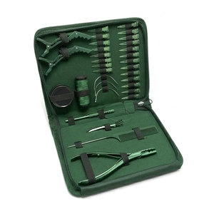 Kit de Herramientas para Extensiones de Cabello, Acero Inoxidable, Anillos Micro, Herramientas de Instalación con Estuche con Cierre, Herramienta Profesional para Colocar Extensiones de Cabello - Product Image 2