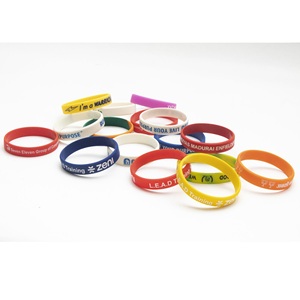 Bracelet en silicone imprimé de haute qualité, écologique, avec logo personnalisé, disponible pour l'exportation - Product Image 1