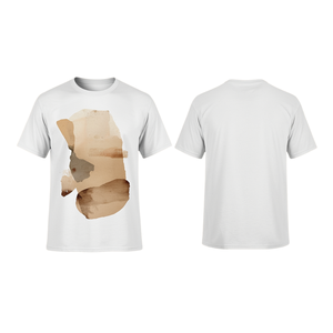 Camiseta Premium Estampada de Corte Holgado, Algodón Peinado, Estilo Urbano, Tejido Pesado, Gráfico Personalizado de Alta Calidad, Hombro Caído, para Hombre - Product Image 1