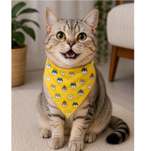 Pañuelo tipo bandana para perros y gatos, cómodo, ajustable, suave, a la moda, para perros pequeños, medianos y grandes. - Product Image 3