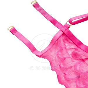 Ensemble de lingerie en dentelle pour femmes, lingerie tendance, vêtements de nuit, vêtements intimes élégants, lingerie moderne - Product Image 3