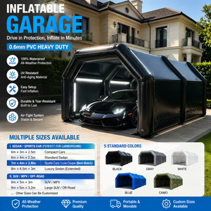 Abri <span class=keywords><strong>de</strong></span> garage gonflable hermétique pour voiture, <span class=keywords><strong>cabine</strong></span> <span class=keywords><strong>de</strong></span> <span class=keywords><strong>peinture</strong></span> automobile anti-poussière pour supercar, SUV, berline, stockage, réparation et retouche <span class=keywords><strong>de</strong></span> véhicules - Product Image 3