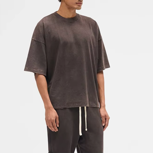 T-shirt basique pour homme en coton doux et respirant, col rond, manches courtes, coupe décontractée, style simple et moderne pour le quotidien - Product Image 4