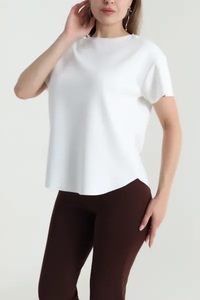 Ever Glow - Camiseta de Manga Larga de Alta Calidad para Mujer, Personalizada, de Poliéster/Algodón, Cuello Personalizado, Talla Grande - Product Image 2