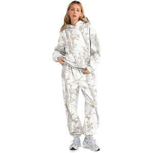 Conjunto Deportivo Urbano para Mujer, Sudadera Holgada y Pantalones de Estilo Informal - Product Image 3