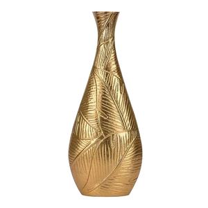 แจกันดอกไม้โลหะประดับโต๊ะแจกันดอกไม้ชุบทองคลาสสิก - Product Image 3