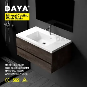 Wholesale Supplier Artificial Stone Wash Basin Counter Top Sink Bathroom Lavatory Lavabo