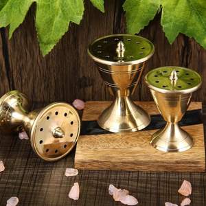 Quemador de Incienso de Metal de Alta Calidad con Diseño Antiguo, Ecológico, Hecho a Mano, para Decoración Real Tradicional, Aceites Aromáticos - Product Image 1