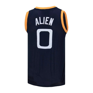 Maillot de basketball personnalisé rétro pour hommes, broderie en twill, tenue de basketball vintage, vêtements de basketball en mesh, uniformes, chemises - Product Image 2