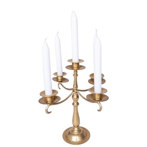 Christmas Decorative Metal <b>Candelabra</b> <b>Gold</b> Finished for Wedding Party Living Room Interior Decor Tall Floor <b>Candelabra</b> - Product Image 1