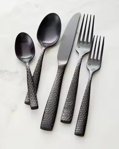 Modern Dining Tableware Metal Cutlery <b>Set</b> Serving Spoon Fork Combo Designed for Elegant Kitchen Use - Product Image 4