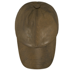 Créez Votre Propre Casquette en Cuir Marron Vintage Unisexe de Qualité Supérieure, Nouvelle Arrivée, Personnalisée avec Votre Propre Logo, Meilleur Fournisseur - Product Image 1