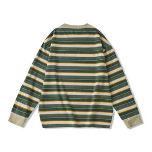 Sudadera de cuello redondo de punto para hombre, de poliéster y algodón, con estampado personalizado de alta calidad, fabricada por el fabricante OEM, para otoño. - Product Image 2