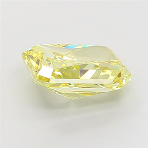 Elegant yellow <b>cushion</b> cut loose diamond gemstone certified radiant sparkle luxury fine jewelry for engagement and investment - Product Image 2
