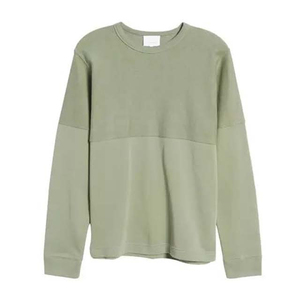 Sweat-shirt pour homme, coupe décontractée, design épaules tombantes, tissu confortable en mélange de coton pour la mode urbaine moderne. - Product Image 5