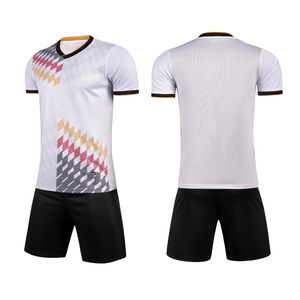 Conjunto de Uniforme de Fútbol Personalizado Unisex, Tallas Grandes, Camisetas y Pantalones Cortos de Fútbol de Secado Rápido, Ligeros y Transpirables - Product Image 1
