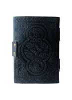 Dragon DND Vintage Leather Book of Spells Celtic Wiccan Journaux pour l'écriture Noir Handmade Deckle Art Paper Planner Diary