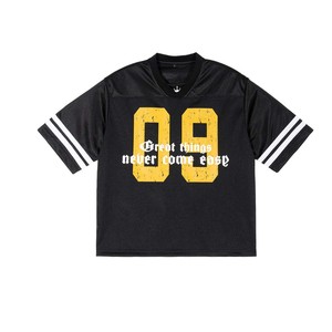 100% polyester mesh over sizes gym sports wear street style breathable unique style t shirt mens - Product Image 6