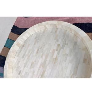 Plateau Feng Shui de Luxe Fait Main Écologique avec Incrustations en Os – Design Décoratif Élégant, Qualité Supérieure pour la Maison et la Cuisine (Idéal pour Servir) - Product Image 5