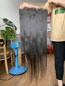 Extensions de cheveux humains Remy pour femmes, mèches de cheveux vierges cambodgiens naturels, vague naturelle, boucles d'ananas, double trame machine - Product Image 2