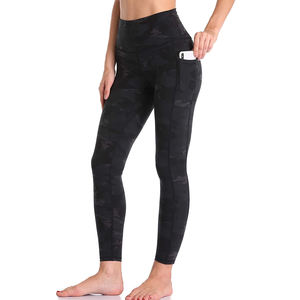 Conjuntos de Leggings de Yoga para Mujer, Personalizados, de Primera Calidad, Ecológicos, Transpirables, de Spandex/Poliéster, Cintura Alta, Elegantes - Product Image 1