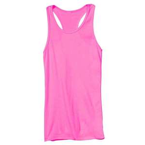 <b>Women's</b> <b>White</b> Scoop Neck <b>Tank</b> <b>Top</b> Regular Length Knitted Cotton Casual Style Solid Color - Product Image 2