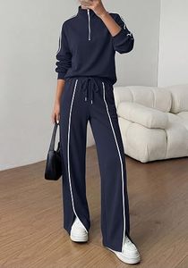 Pantalon de jogging Ever Glow pour femme, couleur unie, polyester/coton, taille élastique 2-en-1, respirant, poches latérales, coupe classique, idéal pour les loisirs - Product Image 3