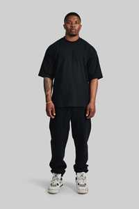 Camiseta Oversize Lisa con Hombros Caídos y Estampado Gráfico - Compra Camisetas de Algodón Grueso de Alta Calidad para Hombre - Product Image 3