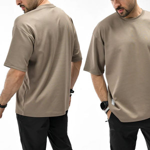 Venta de Fábrica OEM/ODM, Camiseta Deportiva de Cuello Redondo, Color Personalizado, Corte Holgado Regular, 100% Algodón, Transpirable, Ecológica, de Alta Calidad - Product Image 2