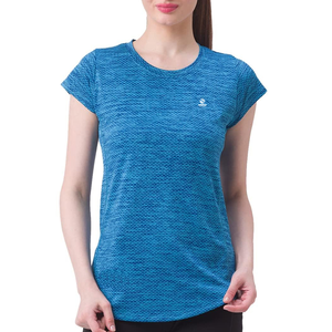 T-shirt femme à manches courtes couleur unie, style été tendance 2026, personnalisable avec logo - Product Image 1