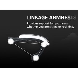 Adult Ergonomically Designed Electronic Gaming Chair with PU Leather Lounge Chair Footstool and Waist Support-Game Lounge Chair - Product Image 2