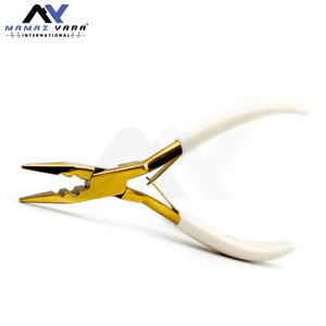 BEST ELECTRO SURGICAL Pince de retrait d'anneaux couleur or ultime, outils de pose d'extensions capillaires à maintien robuste pour usage commercial, en acier inoxydable - Product Image 4