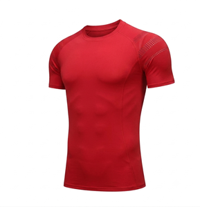 Camisetas Deportivas de Compresión de Spandex/Nylon con Logotipo Personalizado, Sublimadas, de Secado Rápido y Transpirables para Gimnasio - Product Image 6