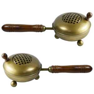 Latest Design Modern Metal Incense <b>Burner</b> With Wooden Handle Hand Made <b>For</b> Religious Use All Season - Product Image 4