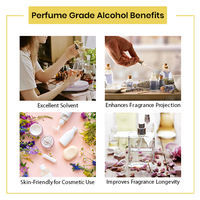 Alkohol Kelas Parfum VedaOils Dari Haryana untuk Pembuatan Parfum, Aroma Kustom, dan Minyak Parfum
