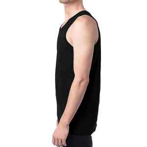 Best Selling Oem Service Design Men Breathable <b>Plus</b> <b>Size</b> Men's Tank <b>Tops</b> From Pakistan Gym Wear Tank <b>Top</b> Men Men's 100% Cotton - Product Image 2