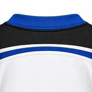 Jersey de Hockey sobre Hielo Unisex de Manga Larga, 100% Poliéster, Cuello en V con Cordones, Transpirable, Ligero, Absorbe la Humedad, con Transferencia de Calor, Deportivo - Product Image 4