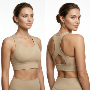 Fitness Gym Yoga Seamless High Impact Sports <b>Bra</b> Custom Made Running Workout Padded Racerback Breathable <b>Stretch</b> Sports <b>Bra</b> - Product Image 3